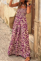 Boho Printed Midi Dress