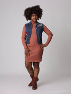 Afro-Boho Denim Jacket