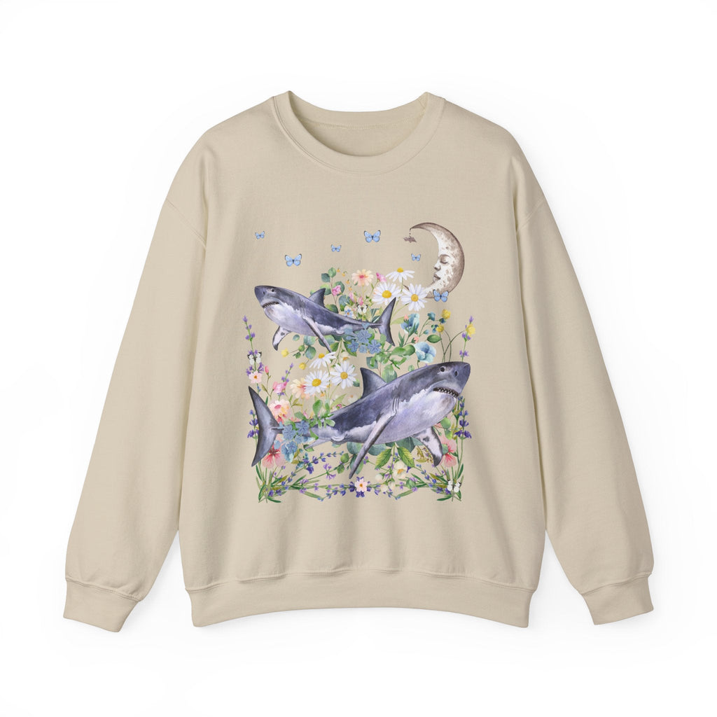 Boho Floral Shark Sweatshirt