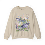 Boho Floral Shark Sweatshirt