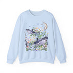 Boho Floral Shark Sweatshirt