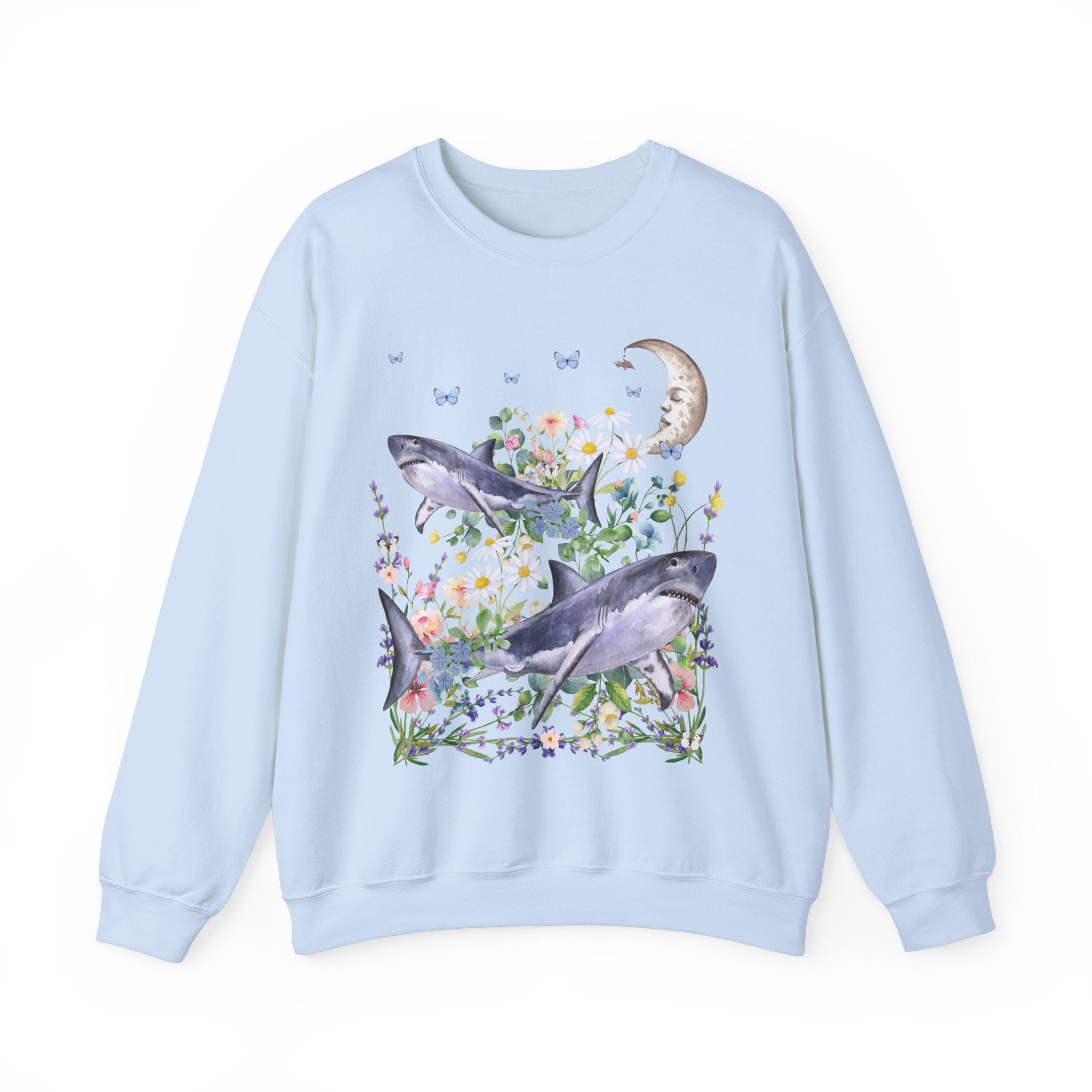 Boho Floral Shark Sweatshirt