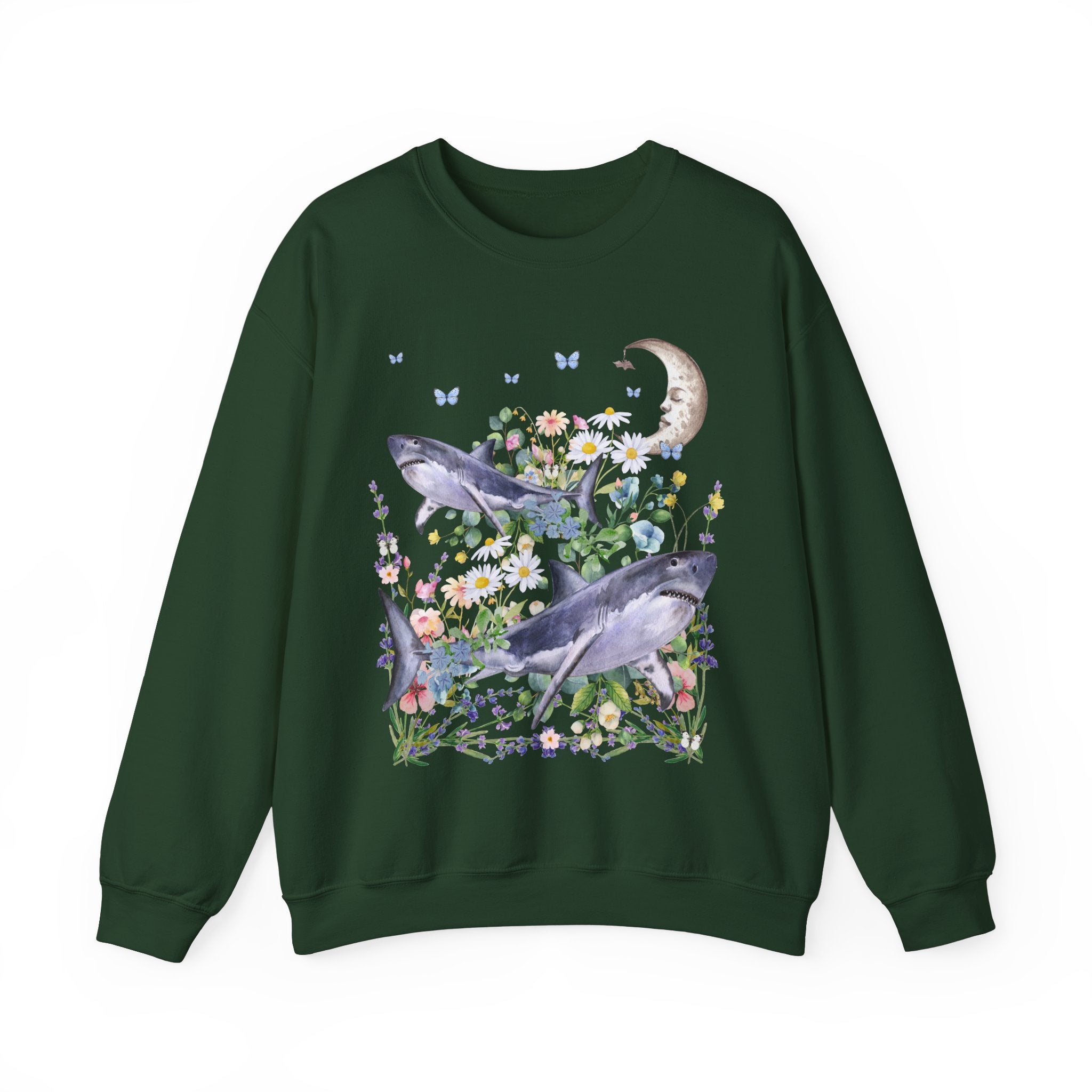 Boho Floral Shark Sweatshirt
