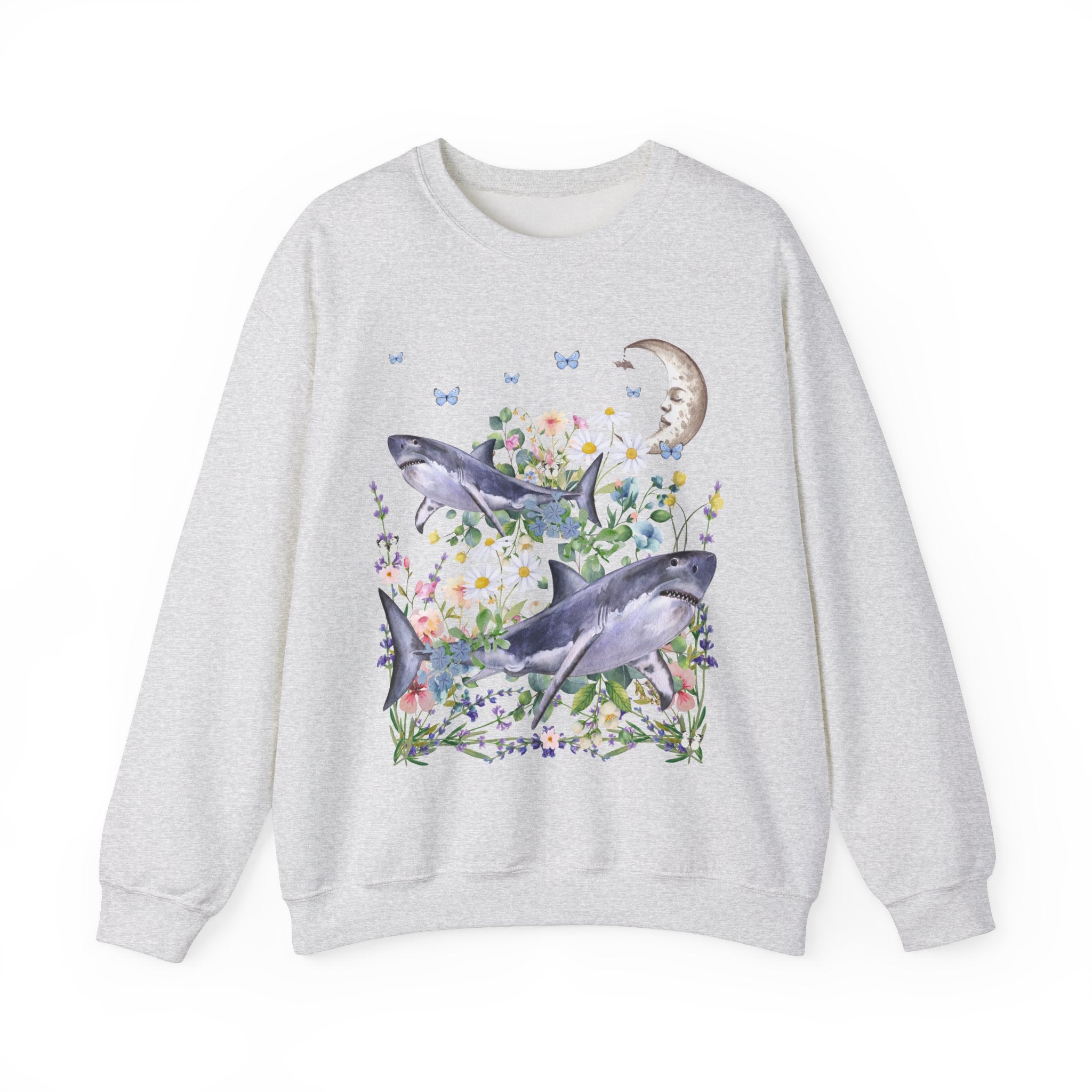 Boho Floral Shark Sweatshirt