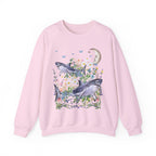 Boho Floral Shark Sweatshirt