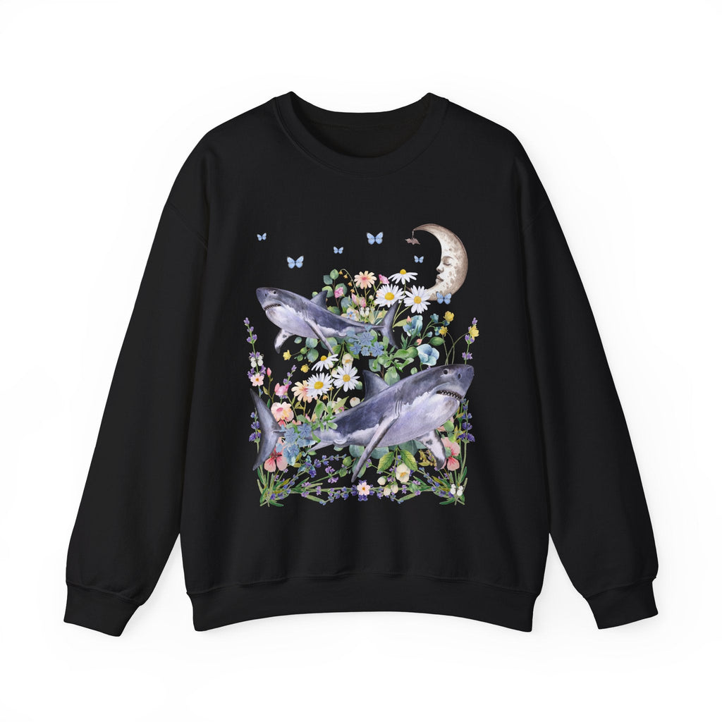 Boho Floral Shark Sweatshirt