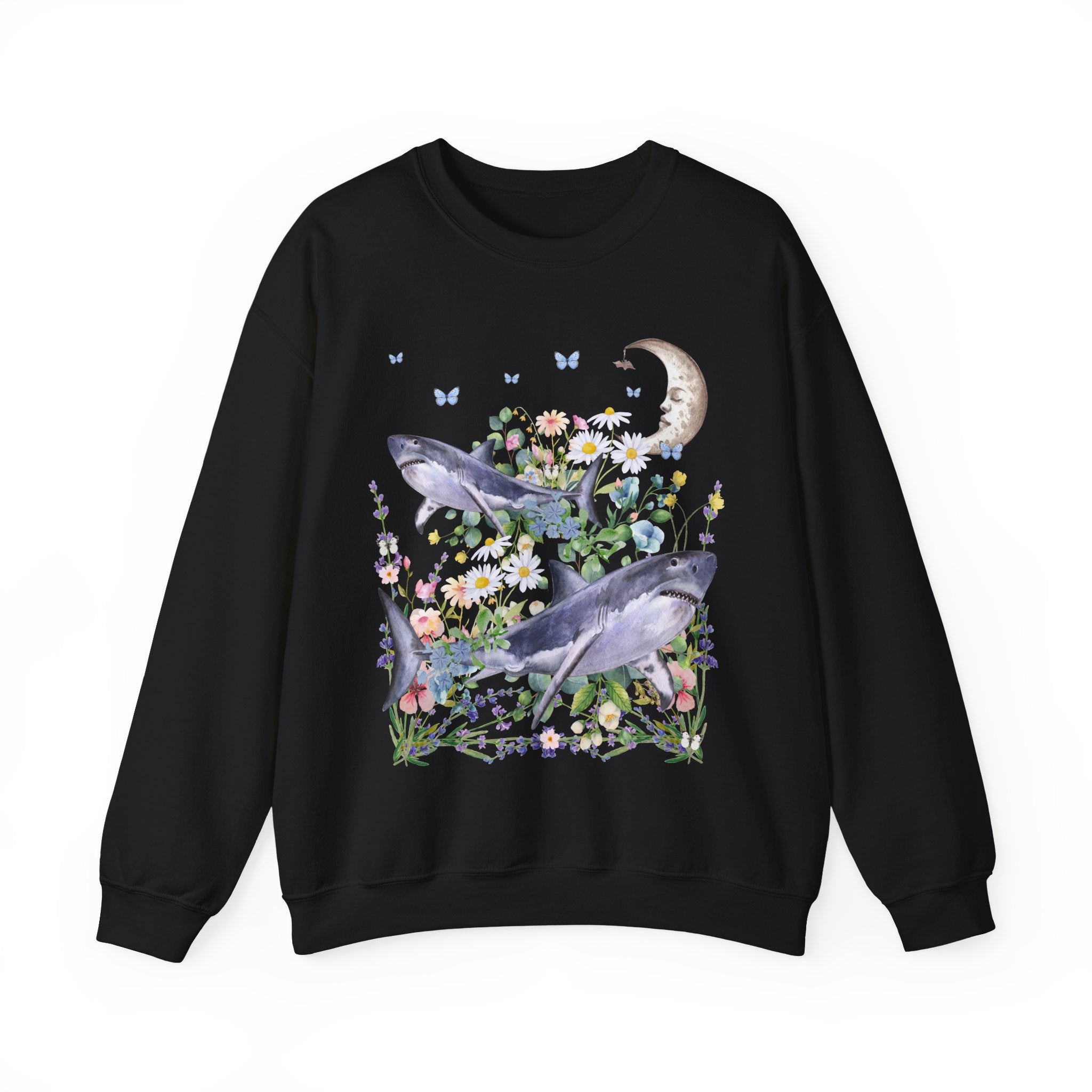Boho Floral Shark Sweatshirt