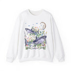 Boho Floral Shark Sweatshirt
