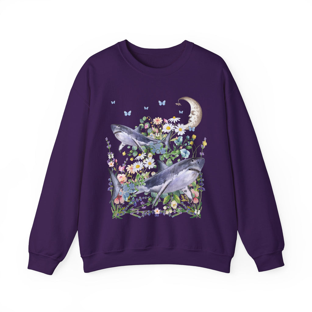 Boho Floral Shark Sweatshirt