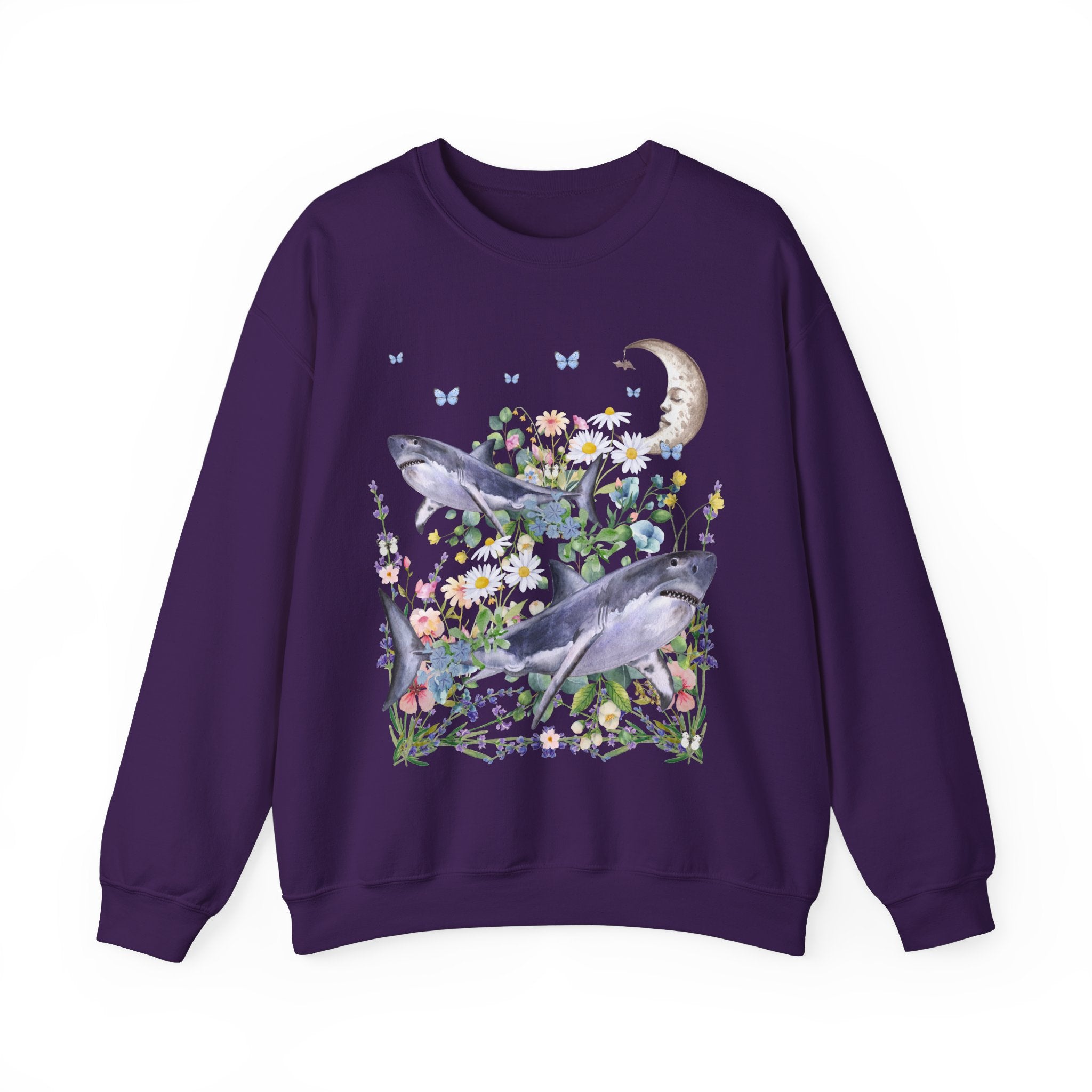 Boho Floral Shark Sweatshirt